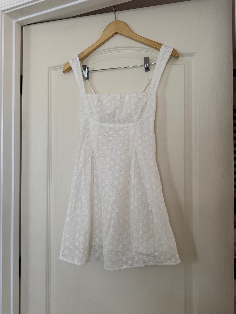 Princess Polly Xanthus Embroidered Mini Dress White